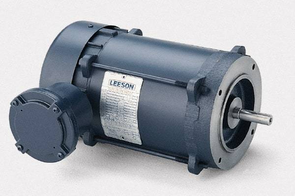 Leeson - 1/2 hp Explosion Proof Motor - F56C NEMA Frame, 208-230/460 Volts, 67% Efficiency at Full Load - USA Tool & Supply