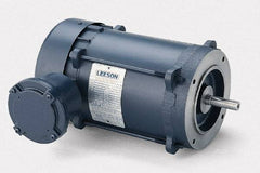 Leeson - 1/2 hp Explosion Proof Motor - F56C NEMA Frame, 208-230/460 Volts, 67% Efficiency at Full Load - USA Tool & Supply