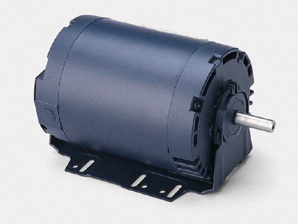 Leeson - 2 Max hp, 3,450 Max RPM, Electric AC DC Motor - 208-230/460 V Input, Three Phase, F56H Frame, Resilient Base Mount - USA Tool & Supply