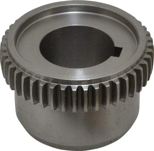 Lovejoy - 1-3/8" Inside x 3-3/4" Outside Diam, Rigid Coupling Hub - 5/16" Keyway Width x 5/32" Keyway Depth - USA Tool & Supply