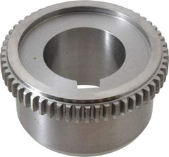 Lovejoy - 1-7/8" Inside x 4-3/4" Outside Diam, Rigid Coupling Hub - 1/2" Keyway Width x 1/4" Keyway Depth - USA Tool & Supply