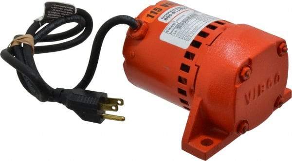 Vibco - 1 Phase, 0.5 Amp, 115 Volt, 5" Long, Electric Vibrators - 0 to 20 Lbs. Force, 45 Decibels - USA Tool & Supply