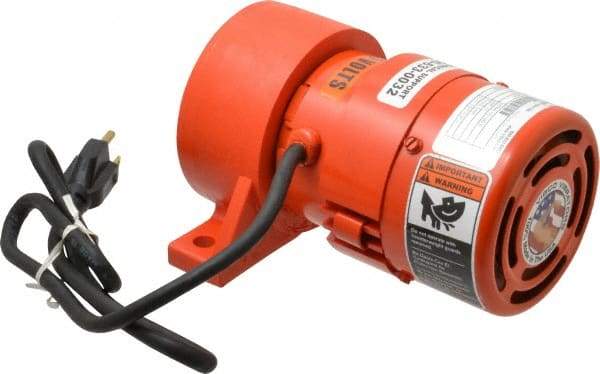 Vibco - 1 Phase, 1.7 Amp, 115 Volt, 7-1/2" Long, Electric Vibrators - 0 to 80 Lbs. Force, 50 Decibels - USA Tool & Supply