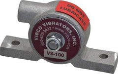 Vibco - 20 Lb. Force, 4 Cubic Feet per Minute, 12,000 RPM, 66 Decibel, Pneumatic Vibrator - 3-7/8" Long x 3/4" Wide x 2" High, 1/8 Port Inlet - USA Tool & Supply