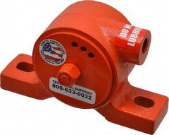 Vibco - 160 Lb. Force, 8 Cubic Feet per Minute, 12,000 RPM, 70 Decibel, Pneumatic Vibrator - 5-1/16" Long x 1-5/16" Wide x 2-5/16" High, 1/4 Port Inlet - USA Tool & Supply