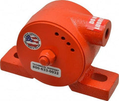 Vibco - ,500 Lb. Force, 10-1/2 Cubic Feet per Minute, 7,200 RPM, 70 Decibel, Pneumatic Vibrator - 5-3/8" Long x 1-1/2" Wide x 3-1/2" High, 1/4 Port Inlet - USA Tool & Supply