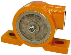 Vibco - 650 Lb. Force, 17 Cubic Feet per Minute, 10,000 RPM, 78 Decibel, Pneumatic Vibrator - 5-9/16" Long x 1-1/2" Wide x 4-3/4" High, 3/8 Port Inlet, 3/8 Port Outlet - USA Tool & Supply