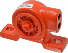 Vibco - 260 Lb. Force, 11 Cubic Feet per Minute, 16,000 RPM, 73 Decibel, Pneumatic Vibrator - 5-1/16" Long x 1-5/16" Wide x 3" High, 1/4 Port Inlet, 1/4 Port Outlet - USA Tool & Supply