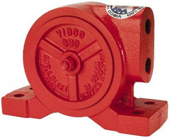 Vibco - 600 Lb. Force, 20 Cubic Feet per Minute, 6,500 RPM, 78 Decibel, Pneumatic Vibrator - 6-5/8" Long x 2-1/8" Wide x 4-7/8" High, 3/8 Port Inlet, 3/8 Port Outlet - USA Tool & Supply