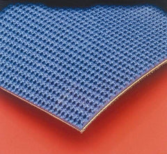 Made in USA - Incline Conveyor Belt - Carboxilated Nitrile Roughtop, 3-Ply, No. 20030230-24 - USA Tool & Supply