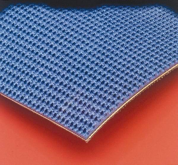 Made in USA - Incline Conveyor Belt - Carboxilated Nitrile Roughtop, 3-Ply, No. 20030230-12 - USA Tool & Supply