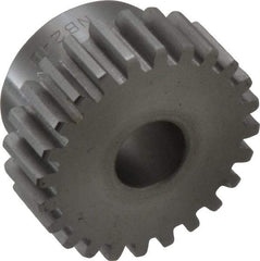 Boston Gear - 16 Pitch, 1-1/2" Pitch Diam, 24 Tooth Spur Gear - 1/2" Face Width, 1/2" Bore Diam, 1.2" Hub Diam, 14.5° Pressure Angle, Steel - USA Tool & Supply