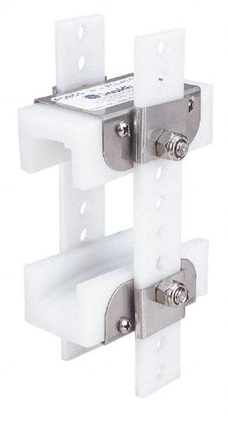 Made in USA - Chain Size 160, Polyethylene, Floating Roller Chain Tensioner - 6-1/2" Long - USA Tool & Supply
