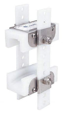 Made in USA - Chain Size 25, Polyethylene, Floating Roller Chain Tensioner - 2-1/2" Long - USA Tool & Supply