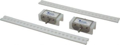 Made in USA - Chain Size 40, Polyethylene, Floating Roller Chain Tensioner - 3" Long - USA Tool & Supply