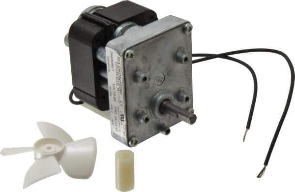 Made in USA - 115 Volt, 10 RPM, 340:1 Gear Ratio, CM Gearmotor - 50 Torque - USA Tool & Supply