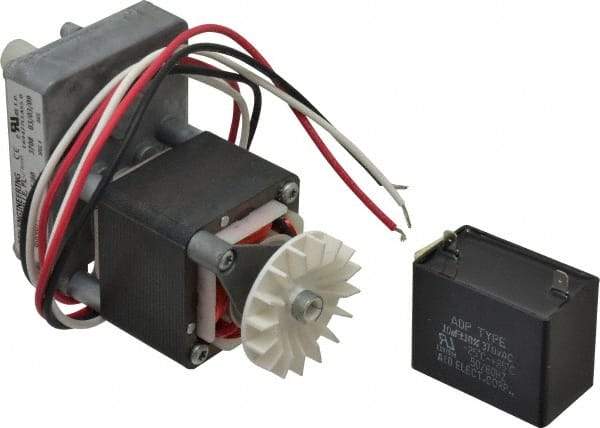 Made in USA - 115 Volt, 50 RPM, 56:1 Gear Ratio, CM Reversible Gearmotor - 20 Torque - USA Tool & Supply