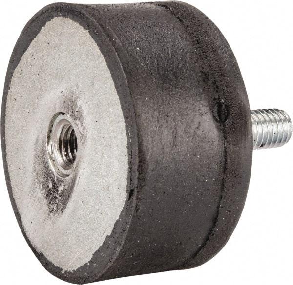 Tech Products - 540 Lb Capacity, 1/2-13 Plate/Stud Vibration Isolator - 3-1/8" Diam, 1-1/2" High - USA Tool & Supply