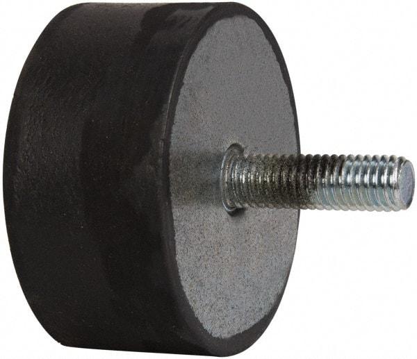 Tech Products - 1815 Lb Capacity, 1/2-13 Plate/Stud Vibration Isolator - 3-1/8" Diam, 1-1/2" High - USA Tool & Supply