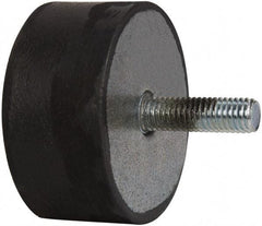 Tech Products - 1815 Lb Capacity, 1/2-13 Plate/Stud Vibration Isolator - 3-1/8" Diam, 1-1/2" High - USA Tool & Supply