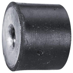 Tech Products - 360 Lb Capacity, 1/2-13 Stud/Stud Vibration Isolator - 3-1/8" Diam, 1-1/2" High - USA Tool & Supply