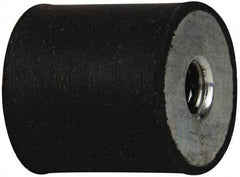 Tech Products - 25 Lb Capacity, 5/16-18 Plate/Plate Vibration Isolator - 1" Diam, 1" High - USA Tool & Supply