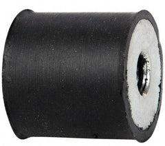 Tech Products - 65 Lb Capacity, 5/16-18 Plate/Plate Vibration Isolator - 1" Diam, 1" High - USA Tool & Supply