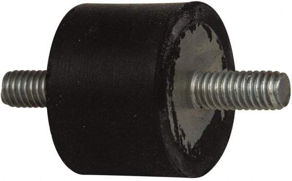 Tech Products - 47 Lb Capacity, 5/16-18 Stud/Stud Vibration Isolator - 1-3/8" Diam, 1" High - USA Tool & Supply