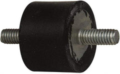 Tech Products - 47 Lb Capacity, 5/16-18 Stud/Stud Vibration Isolator - 1-3/8" Diam, 1" High - USA Tool & Supply