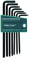 7 Piece - IP6; IP7; IP8; IP9; IP10; IP15; IP20 - TorxPlus L-Key Long Arm Set - USA Tool & Supply