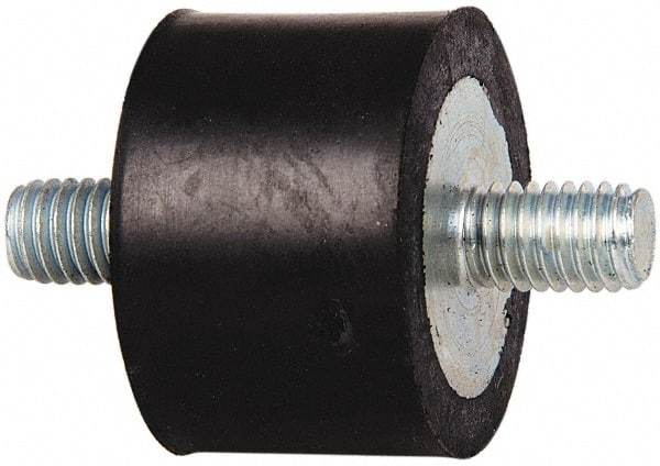 Tech Products - 185 Lb Capacity, 3/8-16 Stud/Stud Vibration Isolator - 1-1/2" Diam, 1" High - USA Tool & Supply