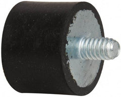 Tech Products - 55 Lb Capacity, 1/4-20 Plate/Stud Vibration Isolator - 1" Diam, 3/4" High - USA Tool & Supply