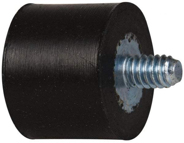 Tech Products - 65 Lb Capacity, 1/4-20 Plate/Stud Vibration Isolator - 1" Diam, 3/4" High - USA Tool & Supply
