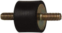 Tech Products - 60 Lb Capacity, 1/4-20 Stud/Stud Vibration Isolator - 1" Diam, 3/4" High - USA Tool & Supply