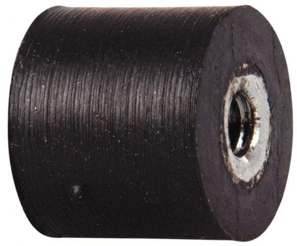 Tech Products - 18 Lb Capacity, 8-32 Plate/Plate Vibration Isolator - 9/16" Diam, 1/2" High - USA Tool & Supply