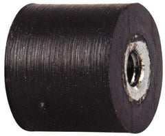 Tech Products - 18 Lb Capacity, 8-32 Plate/Plate Vibration Isolator - 9/16" Diam, 1/2" High - USA Tool & Supply