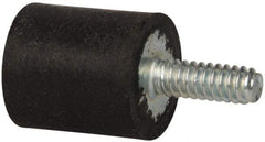 Tech Products - 6 Lb Capacity, 6-32 Plate/Stud Vibration Isolator - 7/16" Diam, 1/2" High - USA Tool & Supply