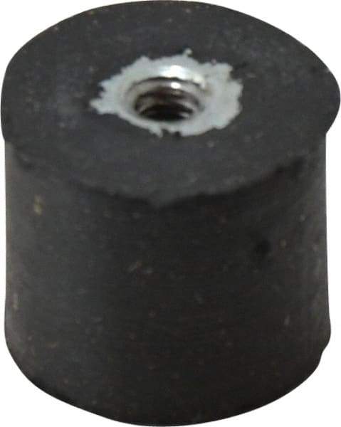 Tech Products - 18 Lb Capacity, 6-32 Plate/Plate Vibration Isolator - 9/16" Diam, 1/2" High - USA Tool & Supply
