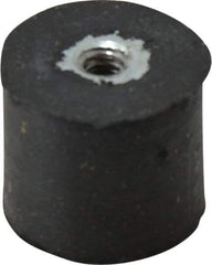 Tech Products - 18 Lb Capacity, 6-32 Plate/Plate Vibration Isolator - 9/16" Diam, 1/2" High - USA Tool & Supply