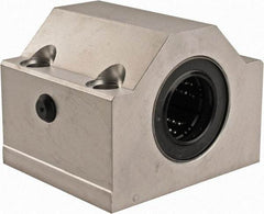 Thomson Industries - 25mm Inside Diam, 6,700 Lbs. Dynamic Capacity, Closed Single Pillow Block Linear Bearing - 60mm Overall Height x 78mm Overall Width, 40mm Btw Mount Hole Centers - USA Tool & Supply