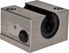 Thomson Industries - 12mm Inside Diam, 750 Lbs. Dynamic Capacity, Open Single Pillow Block Linear Bearing - 28mm Overall Height x 43" Overall Width, 23mm Btw Mount Hole Centers - USA Tool & Supply