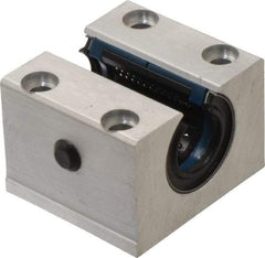 Thomson Industries - 20mm Inside Diam, 4,000 Lbs. Dynamic Capacity, Open Single Pillow Block Linear Bearing - 42mm Overall Height x 60" Overall Width, 32mm Btw Mount Hole Centers - USA Tool & Supply