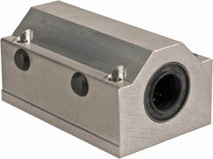 Thomson Industries - 16mm Inside Diam, 4,400 Lbs. Dynamic Capacity, Closed Twin Pillow Block Linear Bearing - 42mm Overall Height x 53mm Overall Width - USA Tool & Supply