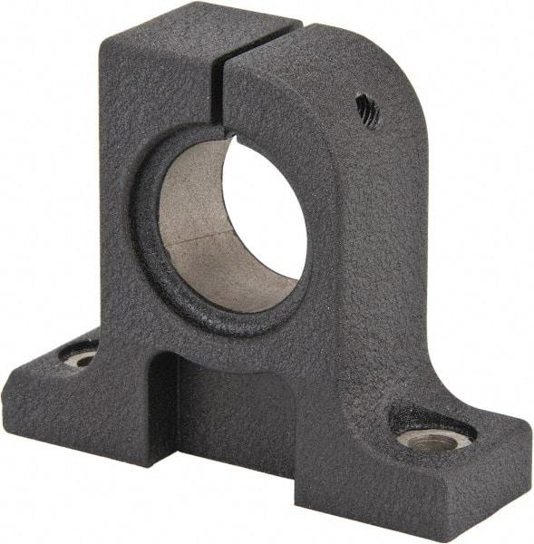 Thomson Industries - 20mm Diam, Malleable Iron Alloy Shaft Support - Plain Shafting - USA Tool & Supply