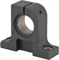 Thomson Industries - 20mm Diam, Malleable Iron Alloy Shaft Support - Plain Shafting - USA Tool & Supply