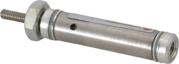 Norgren - 1/2" Stroke x 5/16" Bore Single Acting Air Cylinder - 10-32 Port, 5-40 Rod Thread - USA Tool & Supply