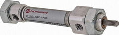 Norgren - 1/2" Stroke x 5/16" Bore Double Acting Air Cylinder - 10-32 Port, 5-40 Rod Thread - USA Tool & Supply