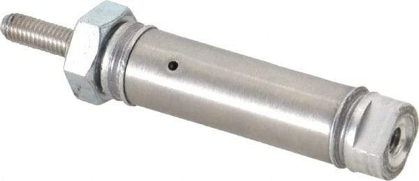 Norgren - 1" Stroke x 5/16" Bore Double Acting Air Cylinder - 10-32 Port, 5-40 Rod Thread - USA Tool & Supply