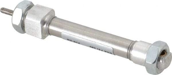 Norgren - 1/2" Stroke Single Acting Air Cylinder - 10-32 Port, 10-32 Rod Thread - USA Tool & Supply