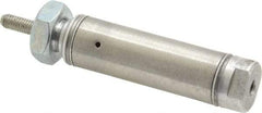 Norgren - 1/2" Stroke x 9/16" Bore Single Acting Air Cylinder - 10-32 Port, 10-32 Rod Thread - USA Tool & Supply